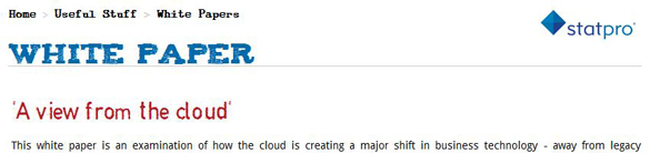 Figure 2 landing page navigation